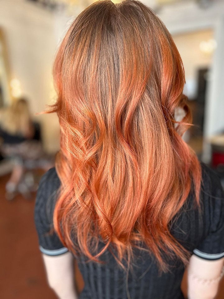 Nachher – Leuchtendes Kupfer